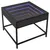 Produktbild 3 för Soffbord med Infinity LEDs svart 50x50x41 cm