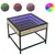 Produktbild 2 för Soffbord med Infinity LEDs sonoma-ek 50x50x41 cm