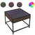 Produktbild 2 för Soffbord med Infinity LEDs brun ek 50x50x41 cm