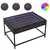 Produktbild 2 för Soffbord med Infinity LEDs svart 70x50x41 cm