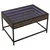 Produktbild 3 för Soffbord med Infinity LEDs brun ek 70x50x41 cm