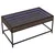 Produktbild 3 för Soffbord med Infinity LEDs brun ek 90x50x41 cm
