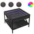 Produktbild 2 för Soffbord med Infinity LEDs svart 50x50x38 cm