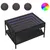Produktbild 2 för Soffbord med Infinity LEDs svart 70x50x38 cm
