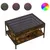 Produktbild 2 för Soffbord med Infinity LEDs rökfärgad ek 70x50x38 cm