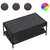Produktbild 2 för Soffbord med Infinity LEDs svart 90x50x38 cm