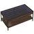 Produktbild 3 för Soffbord med Infinity LEDs brun ek 90x50x38 cm