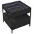Produktbild 3 för Soffbord med Infinity LEDs svart 50x50x51 cm