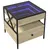 Produktbild 3 för Soffbord med Infinity LEDs sonoma-ek 50x50x51 cm