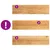 Produktbild 7 för Trappstegsmattor 8 pcs ljusbrun 100x30x2 cm massiv ek
