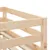 Produktbild 10 för Loftsäng med gardiner vit&svart 90x190 cm massiv furu