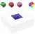Produktbild 2 för Soffbord med Infinity LEDs vit 100x100x40 cm