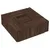 Produktbild 4 för Soffbord brun ek 100x100x40 cm konstruerat trä