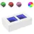 Produktbild 2 för Soffbord med Infinity LEDs vit 116x69x40 cm