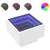 Produktbild 2 för Sängbord med Infinity LEDs vit 40x40x30 cm
