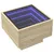 Produktbild 3 för Sängbord med Infinity LEDs sonoma-ek 40x40x30 cm