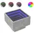 Produktbild 2 för Sängbord med Infinity LEDs betonggrå 40x40x30 cm