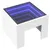 Produktbild 3 för Sängbord med Infinity LEDs vit 40x40x30 cm