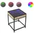 Produktbild 2 för Sängbord med Infinity LEDs sonoma-ek 40x40x51 cm