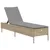 Produktbild 10 för Solsängar med dynor set 3 delar beige konstrotting