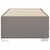 Produktbild 4 för Sängram taupe 80x200 cm tyg