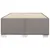 Produktbild 4 för Sängram taupe 120x190 cm tyg