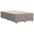 Produktbild 6 för Sängram taupe 120x190 cm tyg