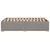 Produktbild 5 för Sängram utan madrass taupe 120x200 cm tyg