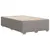 Produktbild 6 för Sängram utan madrass taupe 120x200 cm tyg