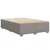 Produktbild 6 för Sängram utan madrass taupe 140x190 cm tyg