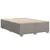 Produktbild 6 för Sängram utan madrass taupe 140x200 cm tyg
