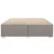 Produktbild 4 för Sängram utan madrass taupe 180x200 cm tyg