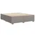 Produktbild 6 för Sängram utan madrass taupe 200x200 cm tyg