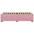 Produktbild 5 för Sängram rosa 80x200 cm sammet