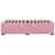 Produktbild 5 för Sängram rosa 100x200 cm sammet