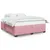 Produktbild 2 för Sängram rosa 200x200 cm sammet