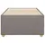 Produktbild 4 för Sängram utan madrass taupe 100x200 cm tyg