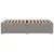 Produktbild 5 för Sängram utan madrass taupe 100x200 cm tyg