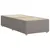 Produktbild 6 för Sängram utan madrass taupe 100x200 cm tyg