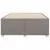 Produktbild 4 för Sängram taupe 120x190 cm tyg