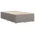 Produktbild 6 för Sängram taupe 120x190 cm tyg