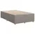 Produktbild 3 för Sängram utan madrass taupe 120x200 cm tyg