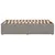 Produktbild 5 för Sängram utan madrass taupe 120x200 cm tyg