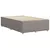 Produktbild 6 för Sängram utan madrass taupe 120x200 cm tyg