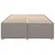 Produktbild 4 för Sängram utan madrass taupe 140x190 cm tyg