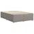 Produktbild 6 för Sängram utan madrass taupe 160x200 cm tyg