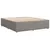 Produktbild 3 för Sängram utan madrass taupe 180x200 cm tyg