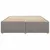 Produktbild 4 för Sängram utan madrass taupe 180x200 cm tyg