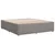 Produktbild 6 för Sängram utan madrass taupe 180x200 cm tyg