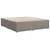 Produktbild 6 för Sängram utan madrass taupe 200x200 cm tyg